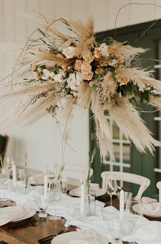 Have A Unforgettable Elopement With Amy Marie Events Table Centerpiece