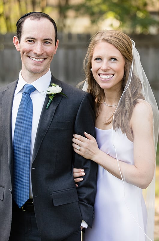 Rabbi Marries Memphis Couple Couple Portrait