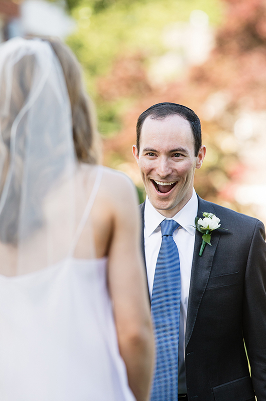 Rabbi Marries Memphis Couple Groom Suprised Face 2