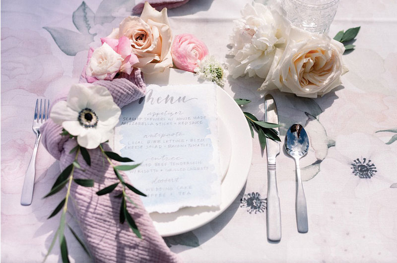 A French Inspired Garden Party At Charlestons 563 King Event Space Reception Menu A French Inspired Garden Party At Charlestons 563 King Event Space Reception Menu