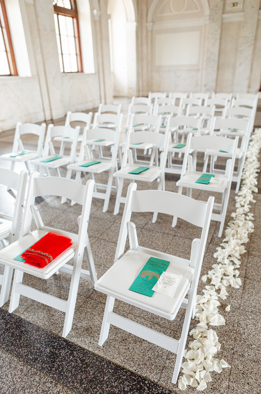 Natasha And Nikeshs Multicultural Courthouse Ceremony In Georgia Ceremony Seating Arrangements