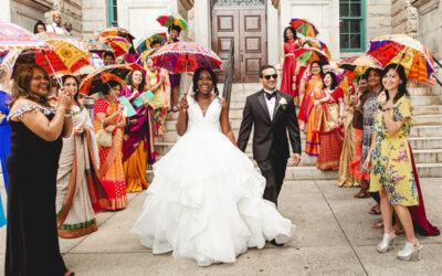 Natasha and Nikesh’s Multicultural, Courthouse Wedding Ceremony in Georgia