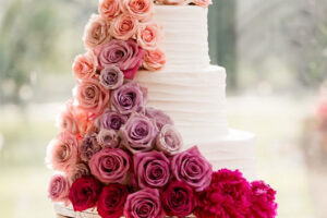 6 Ways To Curate An Epic Wedding Cake Pink Floral Cake