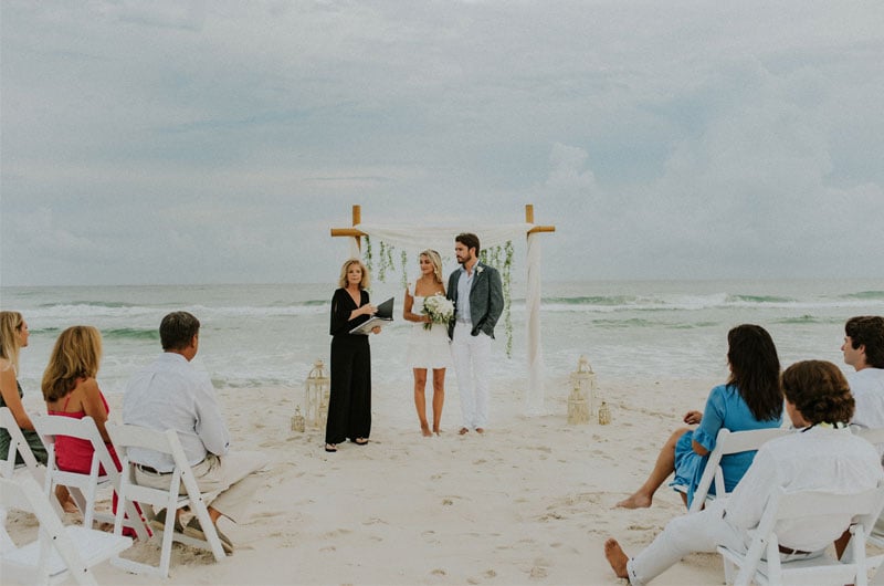 A Simple, Seaside Ceremony on Florida’s Gulf Coast