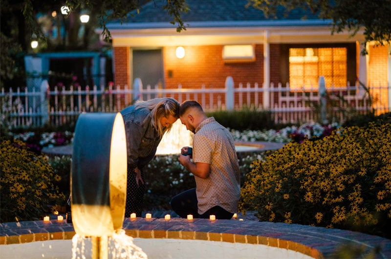 An Unforgettable Proposal At Prescott Park In Portsmouth New Hampshire Both Bent