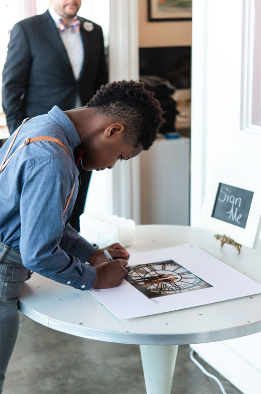 Propcellar Was The Perfect Backdrop For This Vintage Memphis Wedding Signing The Guest Book