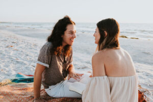 St Petersburg Florida Staycation Ends In Blissful Beachside Proposal Couple Smiling