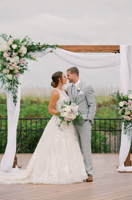 Westin Hilton Head Island Resort And Spa Offers Endless Options For Picturesque Destination Weddings Bride And Groom Under Arch