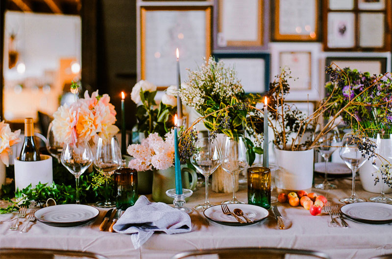 Create A Dreamy At Home Date Night Table Setting With Candles