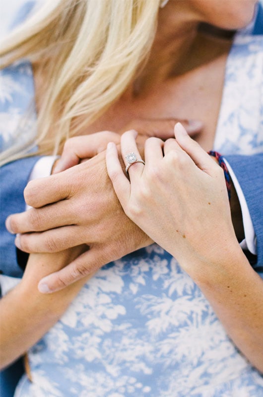 Kara And Chadwick’s Sunny Rosemary Beach Engagement Diamond Ring