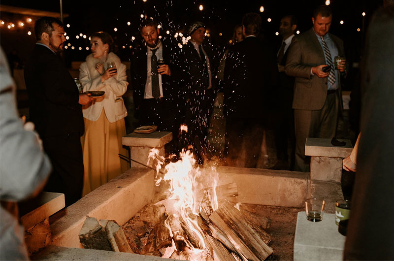 Kathryn And McLean Palmers Barn Wedding At The Old School Nashville Reception Bonfire