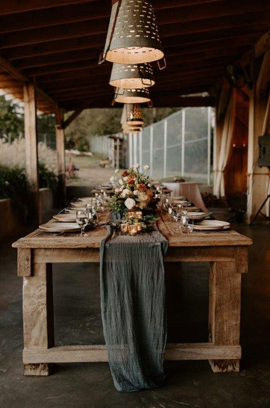 Kathryn And McLean Palmer’s Barn Wedding At The Old School Nashville Reception Table Kathryn And McLean Palmer’s Barn Wedding At The Old School Nashville Reception Table