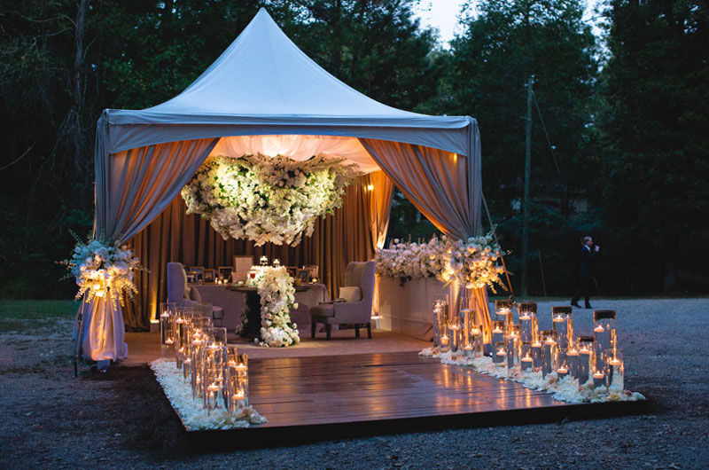 Patti And Chad Hagwoods Elegant Wedding At The Club In Birmingham Alabama Outdoor Dining Tent