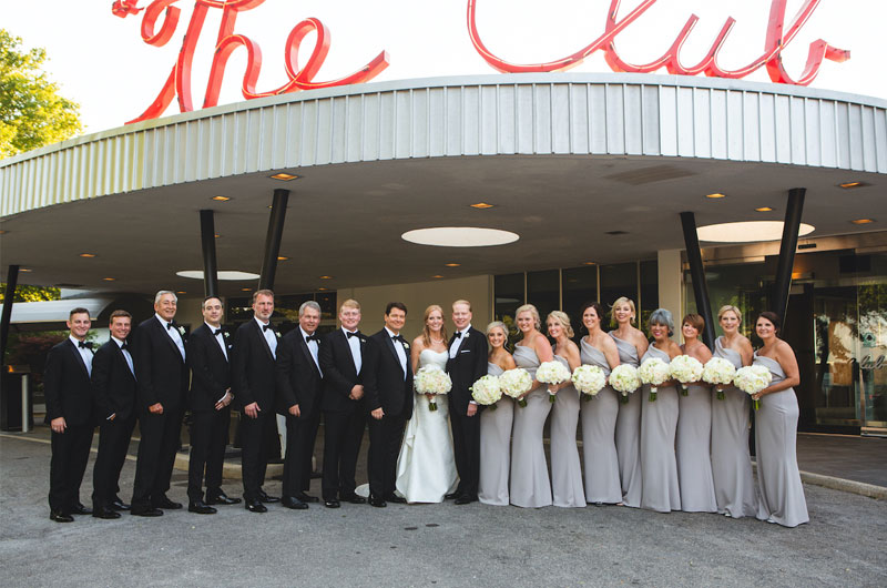 Patti And Chad Hagwoods Elegant Wedding At The Club In Birmingham Alabama Wedding Party (1)