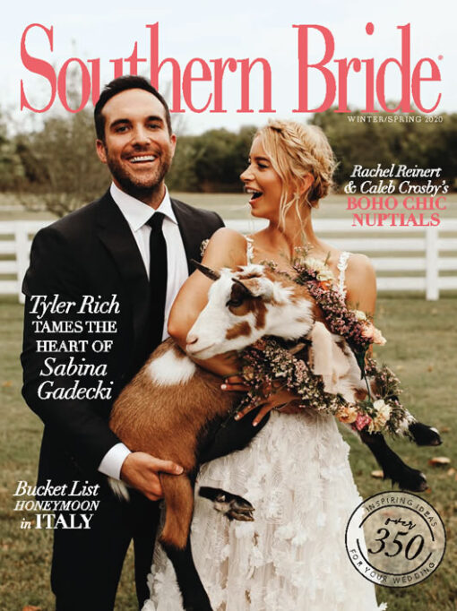 Southern Bride Magazine Cover Winter 2020 In Print