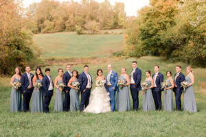 Kayleigh Werner And Adam Scharffs Romantic Farm Wedding In Baltimore County Wedding Party