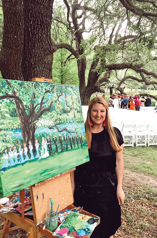 Live Wedding Painting For Your Ceremony And Reception Kate Lee Laird