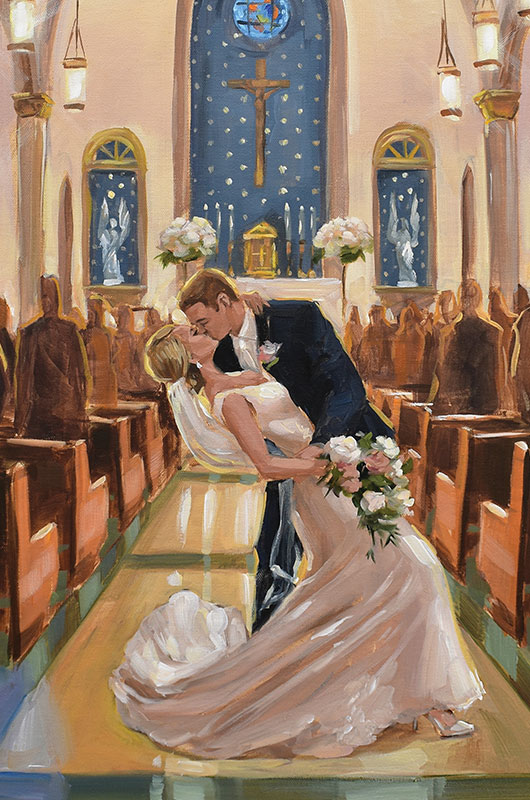 Live Wedding Painting For Your Ceremony And Reception Torregrossa Fine Art