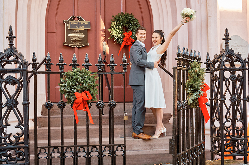 South Carolina Couple Postpones Their Big Wedding for A Christmas Elopement