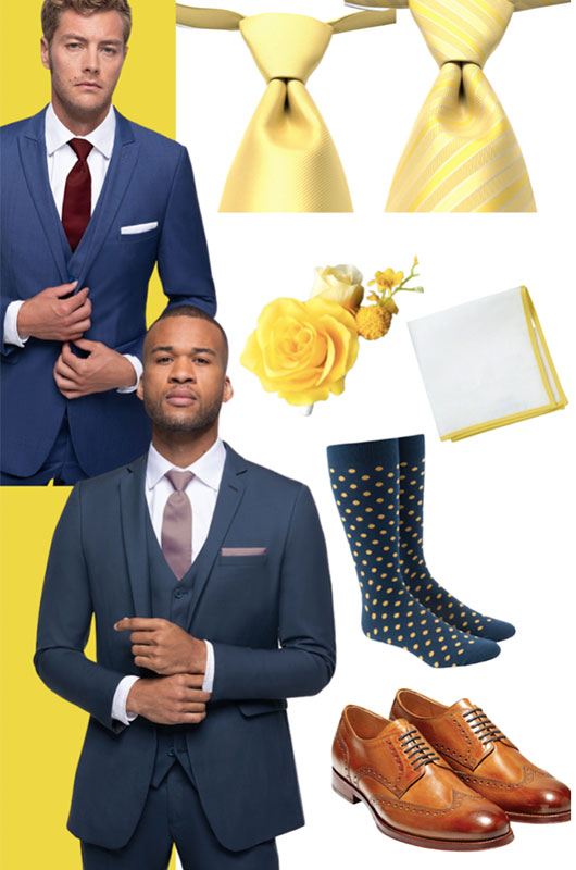 Wedding Weekend Looks Featuring The Pantone 2021 Colors Of The Year Illuminating Groom