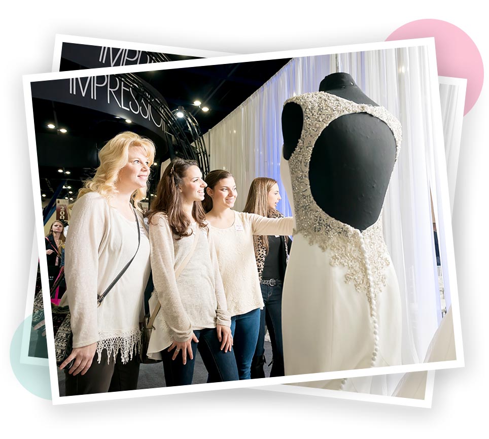 Bridal Extravaganza Houston Girls Looking At Wedding Gown