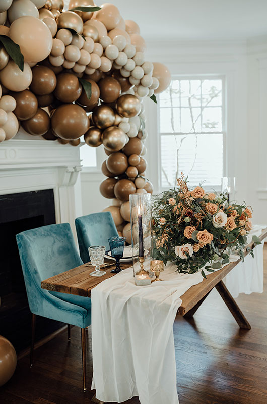 Intimate Timeless Wedding At The McAlister Leftwich House In North Carolina Dining Table