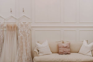 Lavender Park Bridal Is A Bridgerton Inspired Bridal Shop Sofa