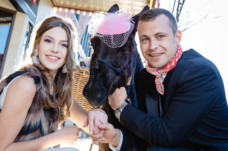 Mod Inspired Wedding Shoot At Historic Franklin Theatre In Tennessee Couple With Kate