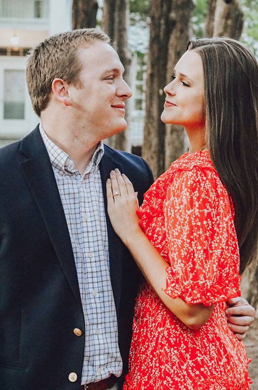 Oxford Mississippi College Sweetheart Photoshoot Proposal Loving Look