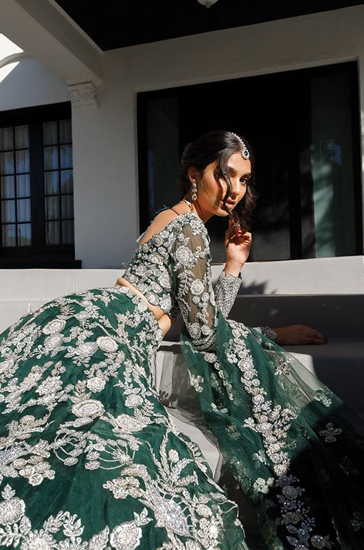 5 Innovative Female Bridal Designers You Should Know About Kynah Designs Green Gown