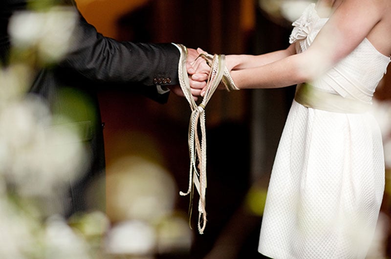 Irish handfasting cord, Irish wedding