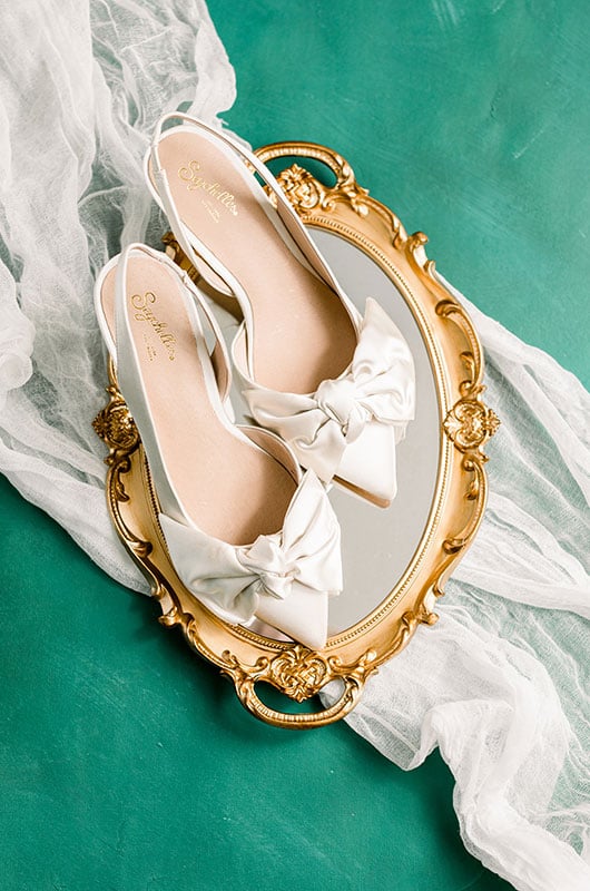 A Contemporary Chic Elopement At The Reynolda House Museum Of American Art Bridal Shoes