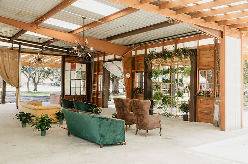 Argentine Polo Inspired Wedding At Garrett Field Estancia In Louisiana Ceremony Space Furnishings