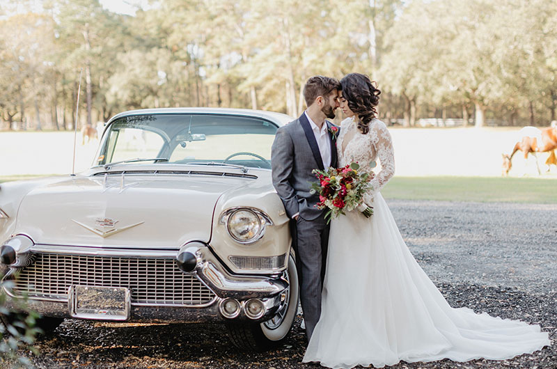 Argentine Polo Inspired Wedding At Garrett Field Estancia In Louisiana Couple With Vintage Cadillac