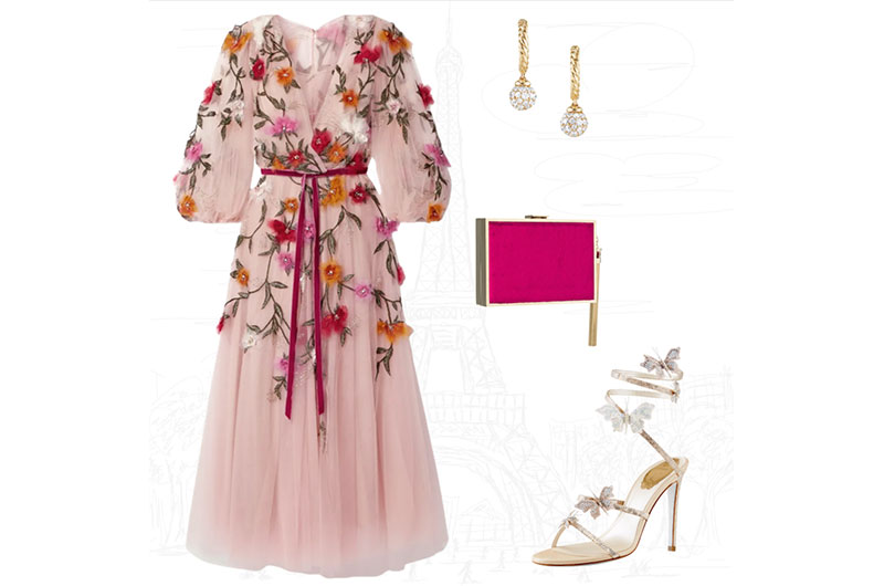 Bold And Romantic Emily In Paris Inspired Outfits For Your Spring Wedding Honeymoon Date Look