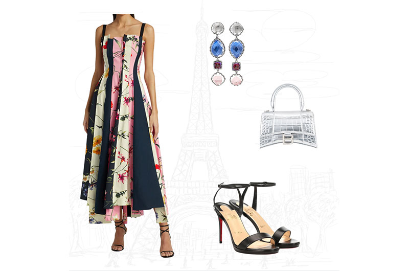 Bold And Romantic Emily In Paris Inspired Outfits For Your Spring Wedding Rehearsal Dinner Look