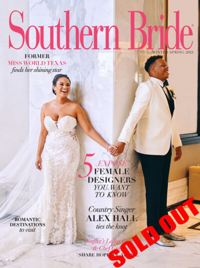 Southern Bride Magazine 2021 Spring Cover In Print Sold Out