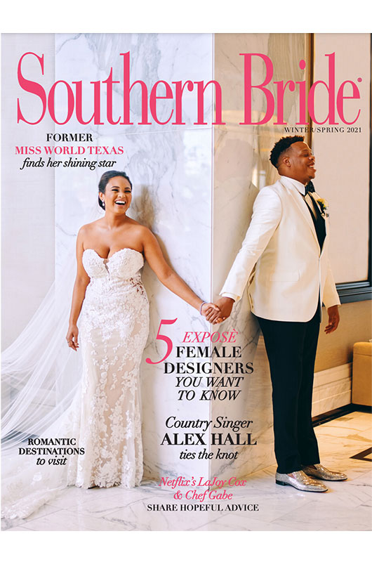 The Southern Bride Magazine Spring 2021 Issue Has Arrived Spring 2021 Cover