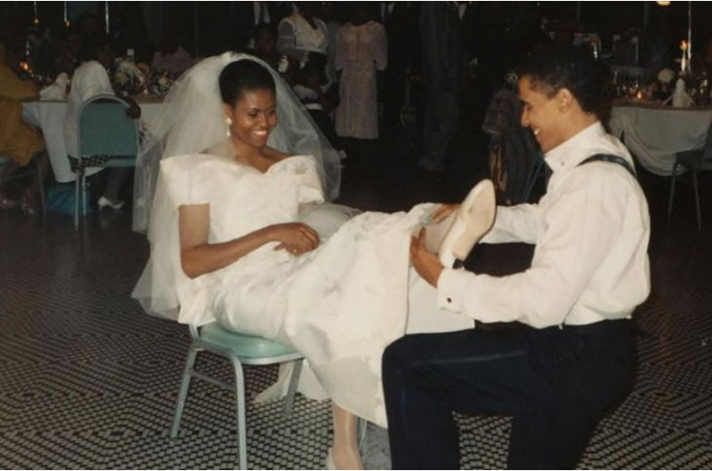 Recreate Famous Weddings For Your Modern Ceremony Michelle Obama Wedding Photo