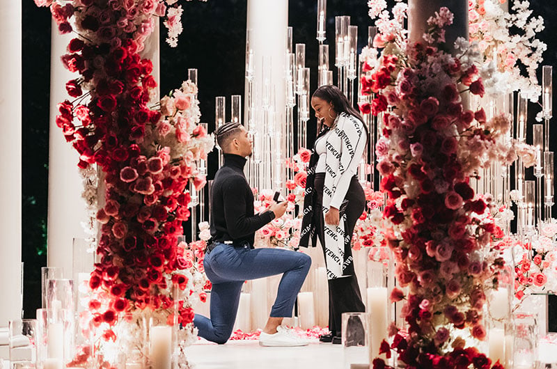 NBA Star Josh Hart Proposes to his High School Sweetheart in  New Orleans