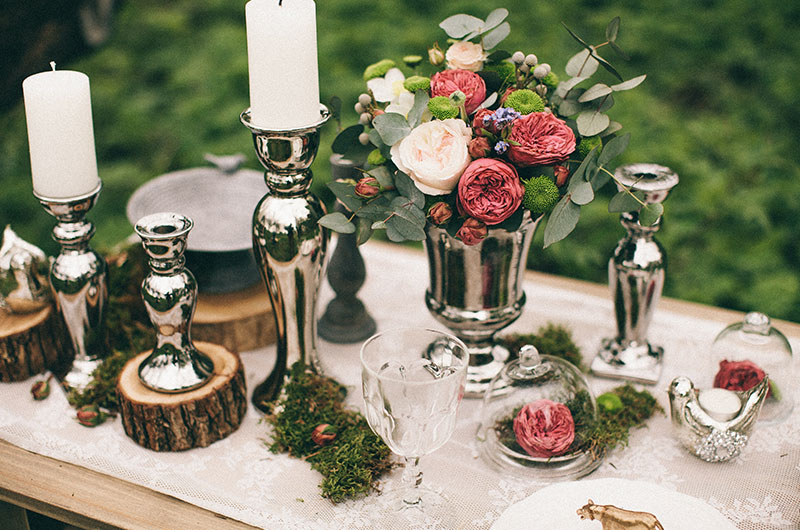 Thrifting Wedding Reception Decor Should Be Your Bridesmaid Bonding Activity Candleholders
