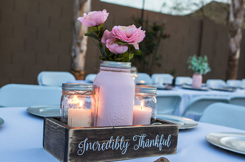 Thrifting Wedding Reception Decor Should Be Your Bridesmaid Bonding Activity Mason Jars