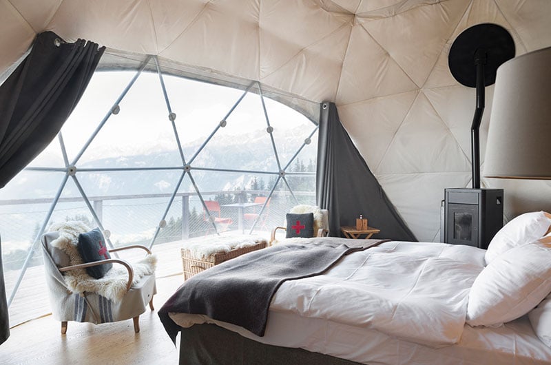 Top Luxury Glamping Destinations Abroad For A Nontraditional Honeymoon Whitepod Eco Luxury Hotel