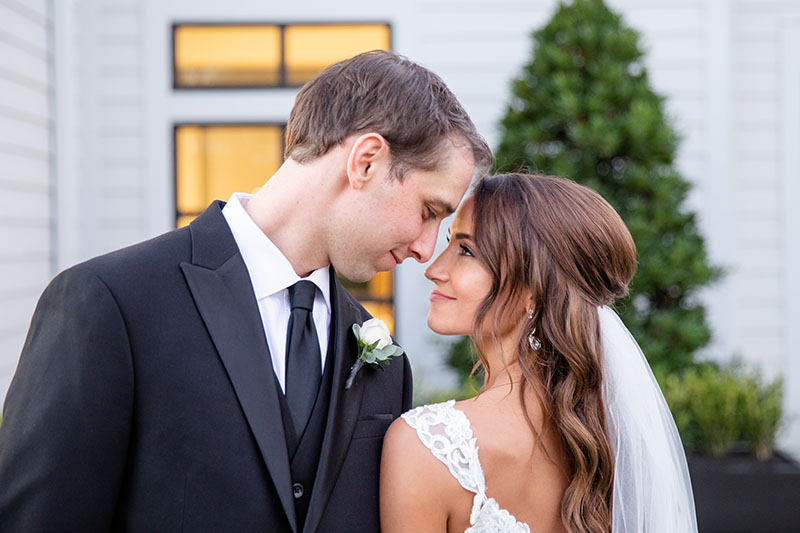 Brooke And Shane Moran Are The First Couple To Be Married At Boxwood Manor In Tomball, Texas Loving Stare