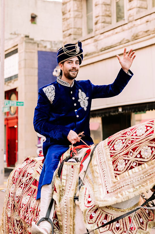 Host Your Wedding At The Cadre Building In Downtown Memphis Tennessee Groom At Traditional Indian Wedding