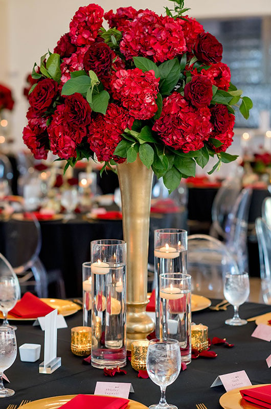 Princess Of Uganda Holds Royal Wedding At Knotting Hill Place In Dallas Reception Centerpieces