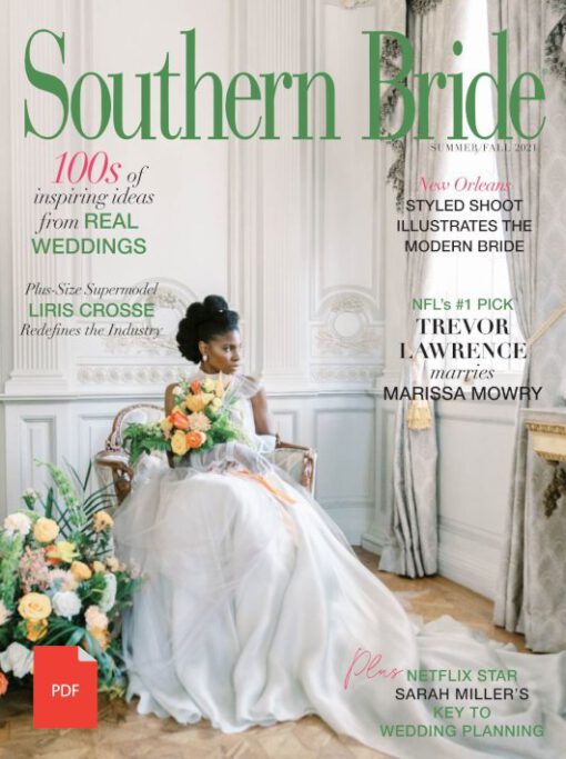 Southern Bride Magazine Fall 2021 Cover Digital