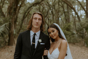 Trevor Lawrence And Marissa Mowry On Southern Bride Magazine Summer 2021 Issue Cover