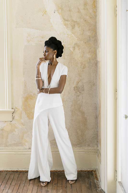 A Modern Beauty At The Elms Mansion In New Orleans Louisiana Wedding Jumpsuit