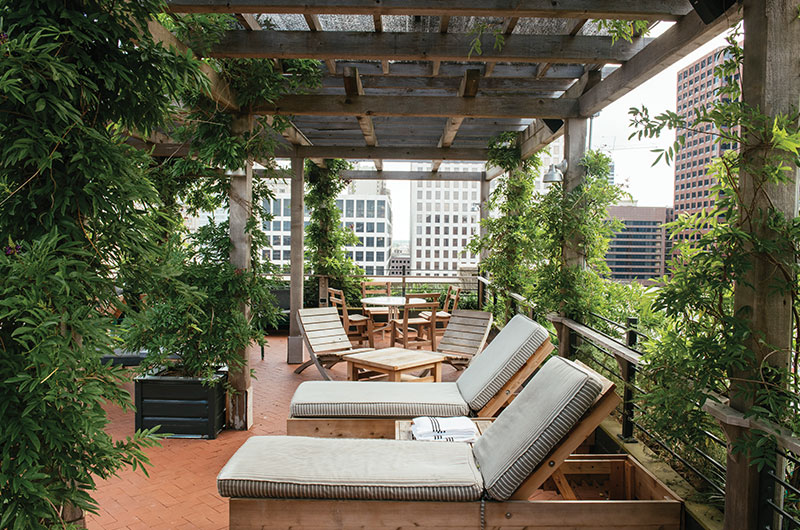 Ace Hotel || New Orleans, Louisiana Outdoor Lounge